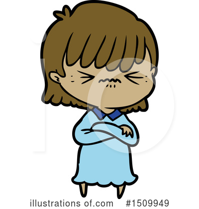 Royalty-Free (RF) Girl Clipart Illustration by lineartestpilot - Stock Sample #1509949
