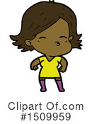 Girl Clipart #1509959 by lineartestpilot