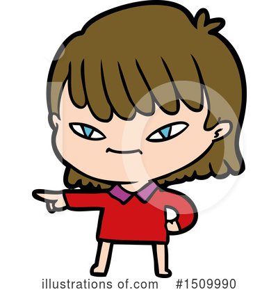 Royalty-Free (RF) Girl Clipart Illustration by lineartestpilot - Stock Sample #1509990