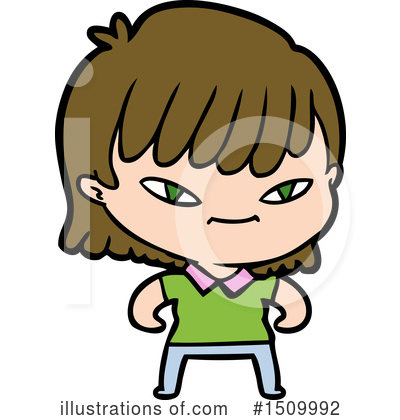 Royalty-Free (RF) Girl Clipart Illustration by lineartestpilot - Stock Sample #1509992