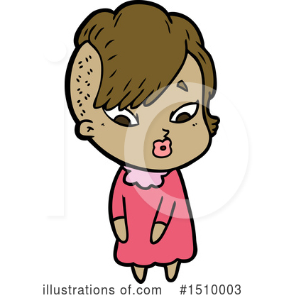Royalty-Free (RF) Girl Clipart Illustration by lineartestpilot - Stock Sample #1510003