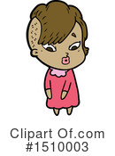 Girl Clipart #1510003 by lineartestpilot