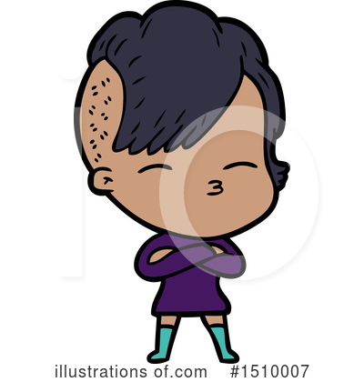Royalty-Free (RF) Girl Clipart Illustration by lineartestpilot - Stock Sample #1510007