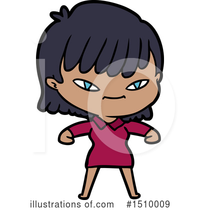 Royalty-Free (RF) Girl Clipart Illustration by lineartestpilot - Stock Sample #1510009