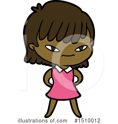 Royalty-Free (RF) Girl Clipart Illustration by lineartestpilot - Stock Sample #1510012