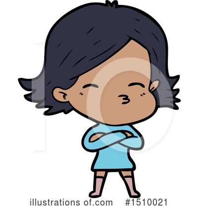 Royalty-Free (RF) Girl Clipart Illustration by lineartestpilot - Stock Sample #1510021