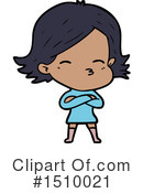 Girl Clipart #1510021 by lineartestpilot