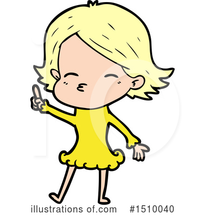 Royalty-Free (RF) Girl Clipart Illustration by lineartestpilot - Stock Sample #1510040