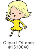 Girl Clipart #1510040 by lineartestpilot