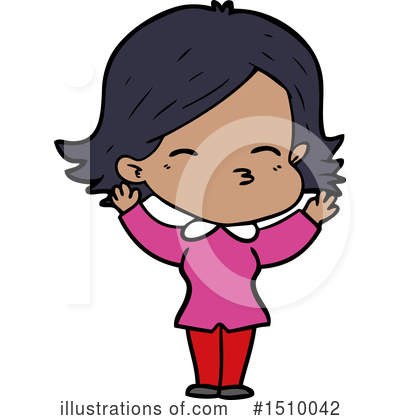 Royalty-Free (RF) Girl Clipart Illustration by lineartestpilot - Stock Sample #1510042