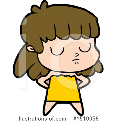 Royalty-Free (RF) Girl Clipart Illustration by lineartestpilot - Stock Sample #1510056