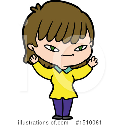 Royalty-Free (RF) Girl Clipart Illustration by lineartestpilot - Stock Sample #1510061