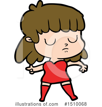 Royalty-Free (RF) Girl Clipart Illustration by lineartestpilot - Stock Sample #1510068