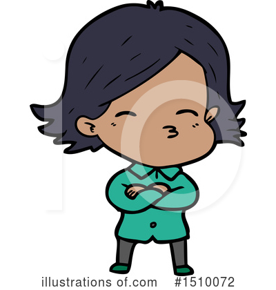 Royalty-Free (RF) Girl Clipart Illustration by lineartestpilot - Stock Sample #1510072