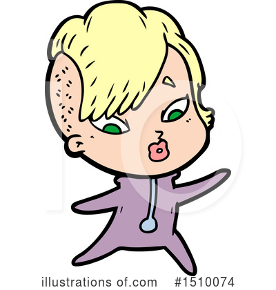 Royalty-Free (RF) Girl Clipart Illustration by lineartestpilot - Stock Sample #1510074