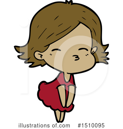 Royalty-Free (RF) Girl Clipart Illustration by lineartestpilot - Stock Sample #1510095