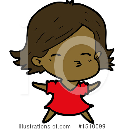 Royalty-Free (RF) Girl Clipart Illustration by lineartestpilot - Stock Sample #1510099