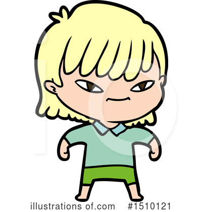Royalty-Free (RF) Girl Clipart Illustration by lineartestpilot - Stock Sample #1510121