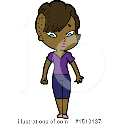 Royalty-Free (RF) Girl Clipart Illustration by lineartestpilot - Stock Sample #1510137