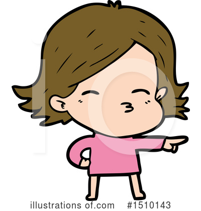 Royalty-Free (RF) Girl Clipart Illustration by lineartestpilot - Stock Sample #1510143