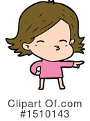 Girl Clipart #1510143 by lineartestpilot