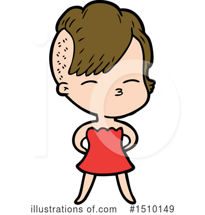 Royalty-Free (RF) Girl Clipart Illustration by lineartestpilot - Stock Sample #1510149