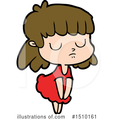 Royalty-Free (RF) Girl Clipart Illustration by lineartestpilot - Stock Sample #1510161