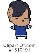 Girl Clipart #1510191 by lineartestpilot