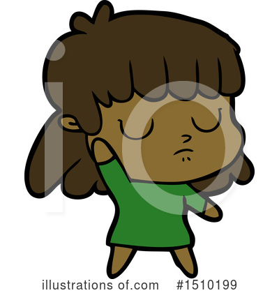 Royalty-Free (RF) Girl Clipart Illustration by lineartestpilot - Stock Sample #1510199