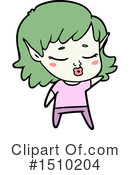 Girl Clipart #1510204 by lineartestpilot