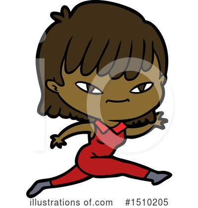 Royalty-Free (RF) Girl Clipart Illustration by lineartestpilot - Stock Sample #1510205
