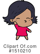 Girl Clipart #1510210 by lineartestpilot