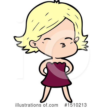 Royalty-Free (RF) Girl Clipart Illustration by lineartestpilot - Stock Sample #1510213