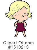 Girl Clipart #1510213 by lineartestpilot