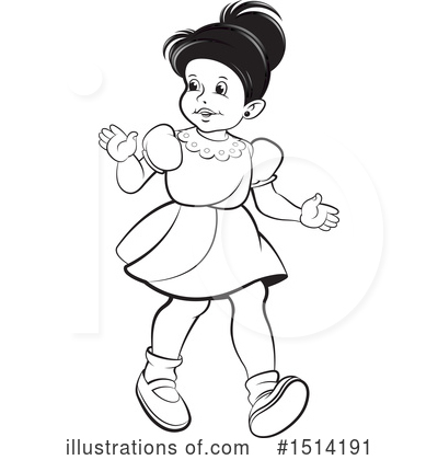 Royalty-Free (RF) Girl Clipart Illustration by Lal Perera - Stock Sample #1514191