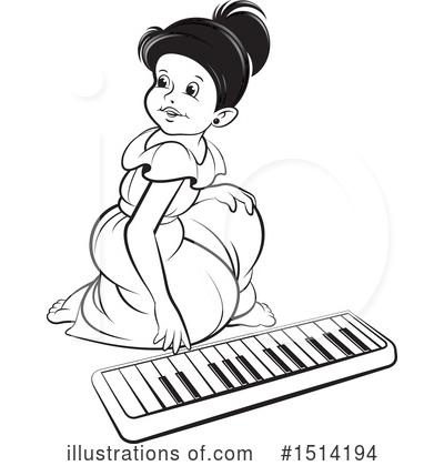 Royalty-Free (RF) Girl Clipart Illustration by Lal Perera - Stock Sample #1514194