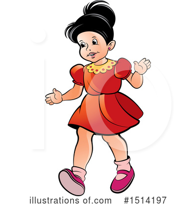 Royalty-Free (RF) Girl Clipart Illustration by Lal Perera - Stock Sample #1514197