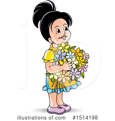 Royalty-Free (RF) Girl Clipart Illustration by Lal Perera - Stock Sample #1514198