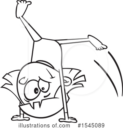 Gymnastics Clipart #1545089 by toonaday