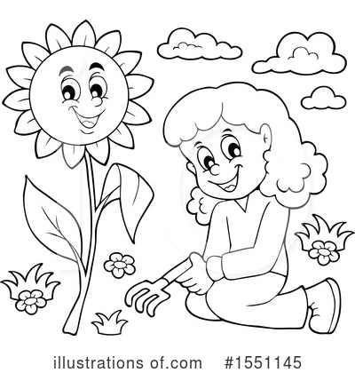 Sunflowers Clipart #1551145 by visekart