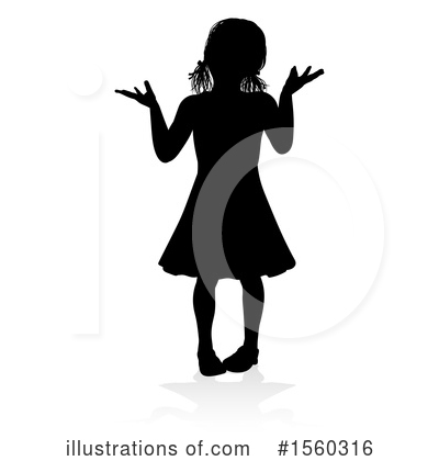 Royalty-Free (RF) Girl Clipart Illustration by AtStockIllustration - Stock Sample #1560316