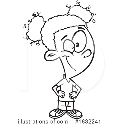 Royalty-Free (RF) Girl Clipart Illustration by toonaday - Stock Sample #1632241