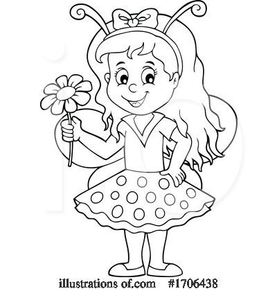 Royalty-Free (RF) Girl Clipart Illustration by visekart - Stock Sample #1706438