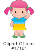 Girl Clipart #17121 by Maria Bell