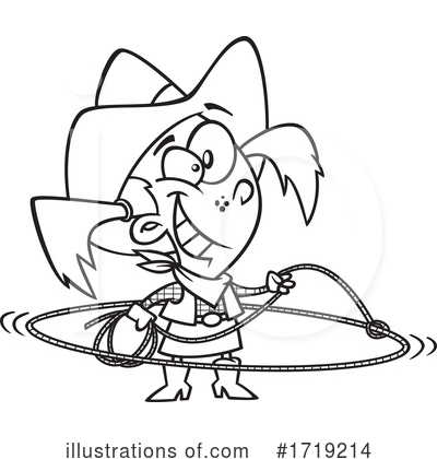 Cowgirl Clipart #1719214 by toonaday