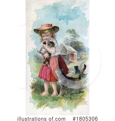 Royalty-Free (RF) Girl Clipart Illustration by JVPD - Stock Sample #1805306