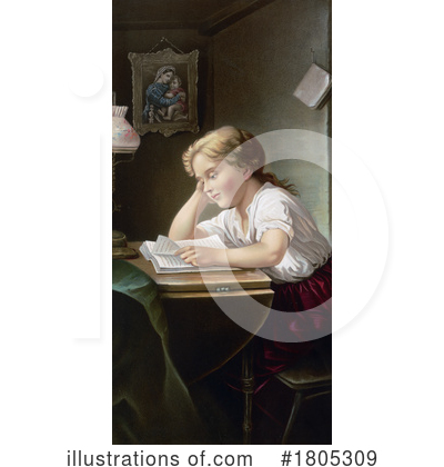 Royalty-Free (RF) Girl Clipart Illustration by JVPD - Stock Sample #1805309