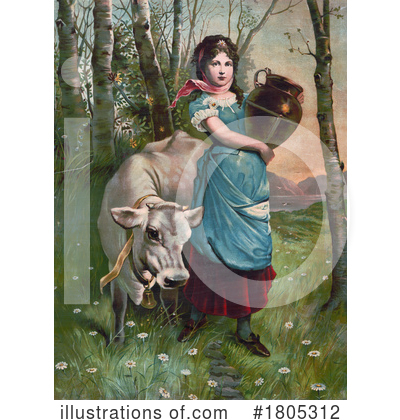 Royalty-Free (RF) Girl Clipart Illustration by JVPD - Stock Sample #1805312