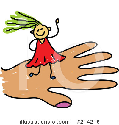 Royalty-Free (RF) Girl Clipart Illustration by Prawny - Stock Sample #214216