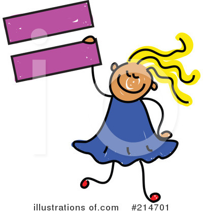 Royalty-Free (RF) Girl Clipart Illustration by Prawny - Stock Sample #214701